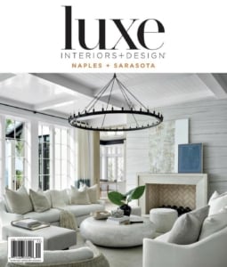 Cover of Luxe Interiors + Design, September | October 2023 Naples | Sarasota Edition
